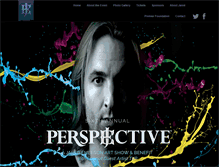 Tablet Screenshot of perspectiveartshow.com